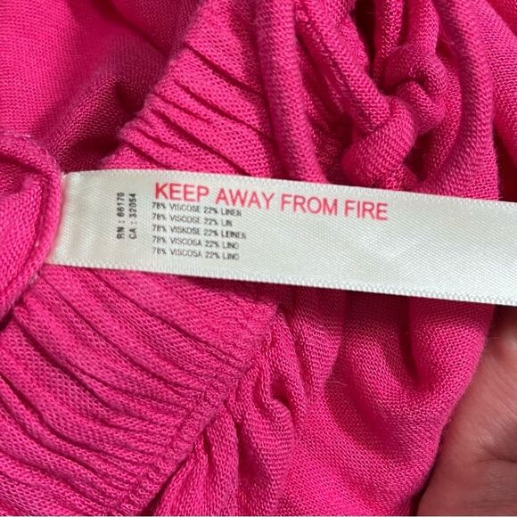 Free People Fuchsia Pink Quinn Wide Leg Pants S - Picture 9 of 9